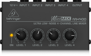 Behringer MX400 Ultra Low Noise 4-Channel Line Mixer